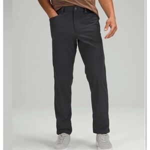 Lululemon Mens ABC Classic Fit Pants 32x31 Obsidian Stretch Warpstreme Work City